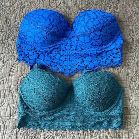 Victoria’s Secret PINK push up bralette bundle - Picture 1 of 12